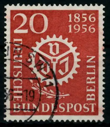 BERLIN 1956 Nr 139 gestempelt 6E12AA