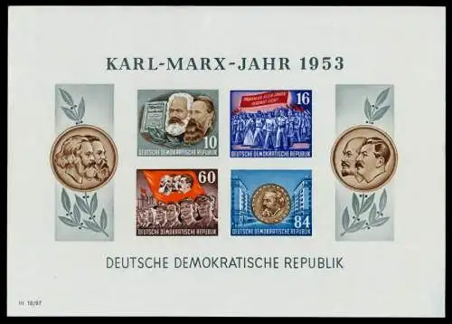 DDR BLOCK KLEINBOGEN Block 9BYII postfrisch 6E2BBA