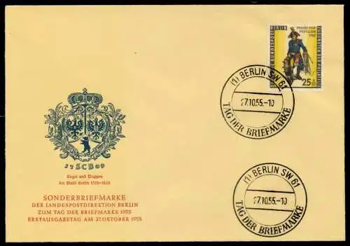 BERLIN 1955 Nr 131 BRIEF FDC 6E2D42