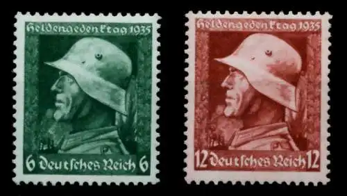 3. REICH 1935 Nr 569y-570y postfrisch 6E2F02