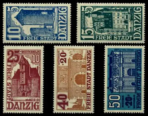 DANZIG 1936 Nr 262-266 postfrisch 6E651E