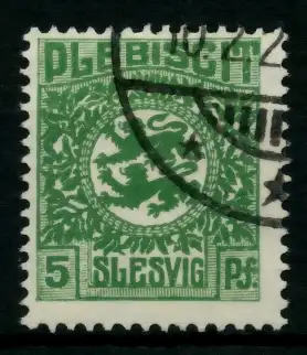 ABSTGEB SCHLESWIG Nr 2 gestempelt 6E683E