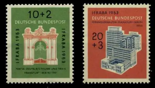 BRD 1953 Nr 171-172 postfrisch 6EAB2E