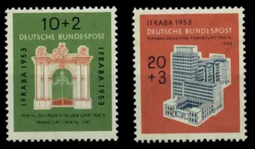 BRD 1953 Nr 171-172 postfrisch 6EAB46