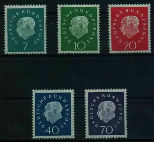 BRD DS HEUSS 3 Nr 302-306 postfrisch S1D22AA