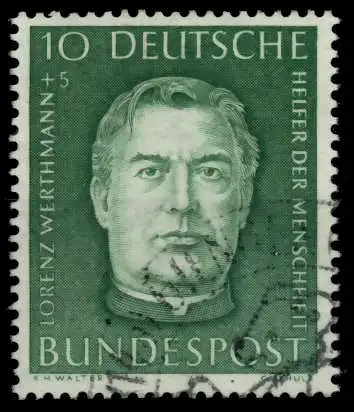BRD 1954 Nr 201 gestempelt 6EB122
