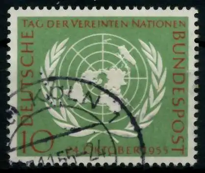 BRD 1955 Nr 221 gestempelt 6ED1B6