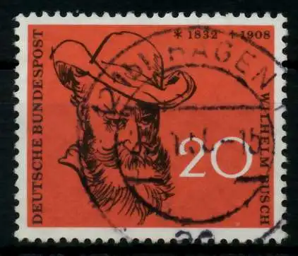 BRD 1958 Nr 282 gestempelt 6ED2AE