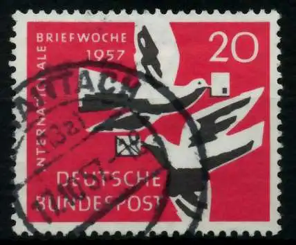BRD 1957 Nr 276 gestempelt 6ED2DA