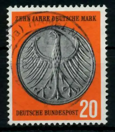 BRD 1958 Nr 291 gestempelt 6ED326