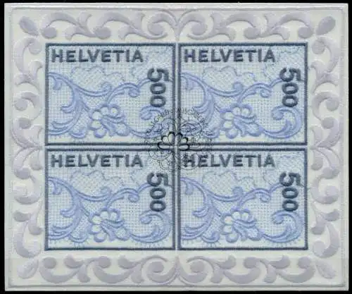 SCHWEIZ BLOCK KLEINBOGEN 2000-2009 Nr 1726 ESST S1D264A