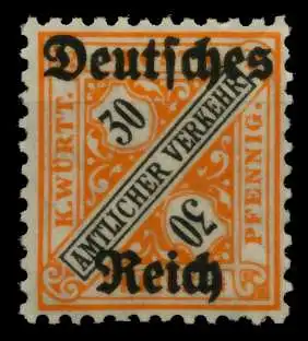 D-REICH DIENST Nr 61 postfrisch 6EFC92