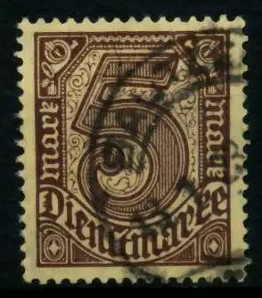 D-REICH DIENST Nr 33a gestempelt gepr. 6EFFF6