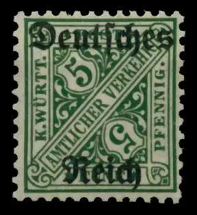 D-REICH DIENST Nr 57 postfrisch 6F0012
