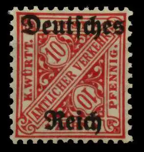 D-REICH DIENST Nr 58 postfrisch 6F002A
