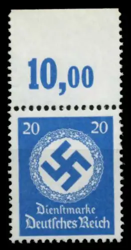 DEUTSCHES REICH DIENSTMARKEN 1942 44 Nr 174x PO 6F255A