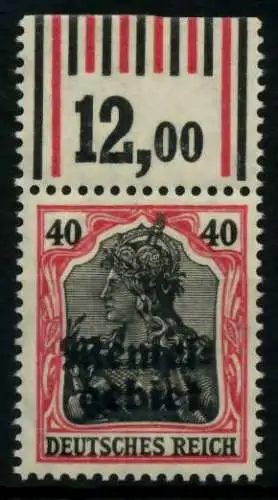 MEMEL 1920 GERMANIA Nr 6 WOR postfrisch ORA 6F4C06