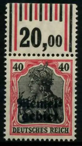 MEMEL 1920 GERMANIA Nr 6 WOR postfrisch ORA 6F4C0E