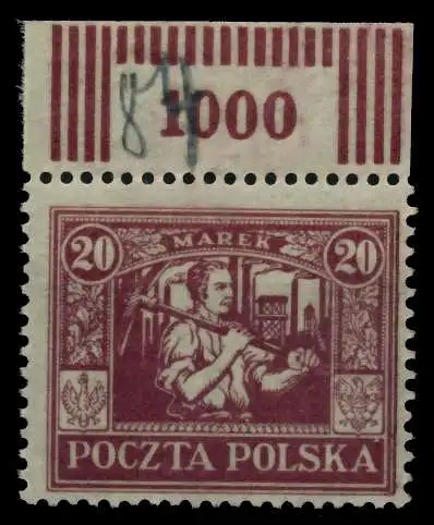 ÖSTL OBERSCHL R-AUSG Nr 15 postfrisch ORA 6F4CD2