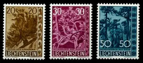 LIECHTENSTEIN 1960 Nr 399-401 postfrisch 6F5022