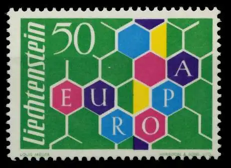 LIECHTENSTEIN 1960 Nr 398I postfrisch 6F508A