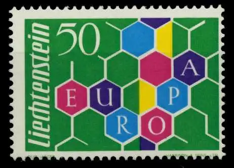 LIECHTENSTEIN 1960 Nr 398I postfrisch 6F6876