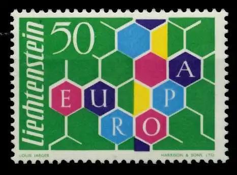 LIECHTENSTEIN 1960 Nr 398I postfrisch 6F6882