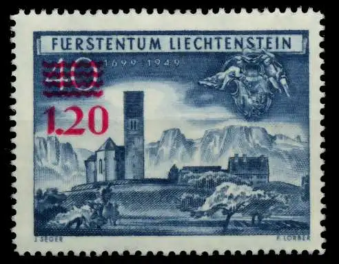 LIECHTENSTEIN 1952 Nr 310 postfrisch 6F6942