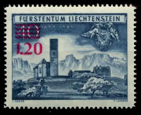 LIECHTENSTEIN 1952 Nr 310 postfrisch 6F6946