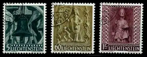 LIECHTENSTEIN 1959 Nr 386-388 gestempelt 6F6986