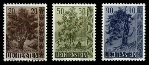 LIECHTENSTEIN 1958 Nr 371-373 postfrisch 6F6A0E