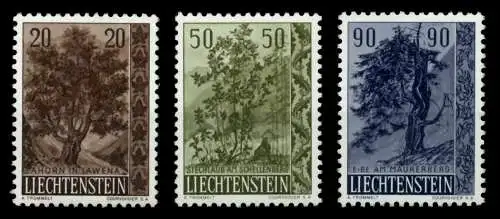 LIECHTENSTEIN 1958 Nr 371-373 postfrisch 6F6A26