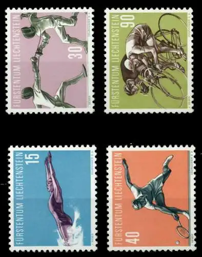 LIECHTENSTEIN 1958 Nr 365-368 postfrisch 6F6AB2