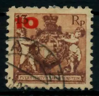 LIECHTENSTEIN 1924 Nr 62A gestempelt 6F6DAE