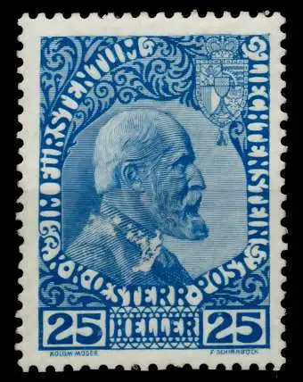 LIECHTENSTEIN 1912 Nr 3x ungebraucht 6F6EEA