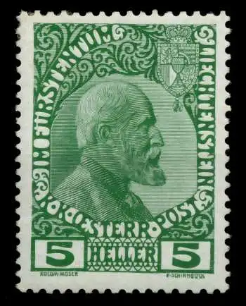 LIECHTENSTEIN 1912 Nr 1x ungebraucht 6F6F16