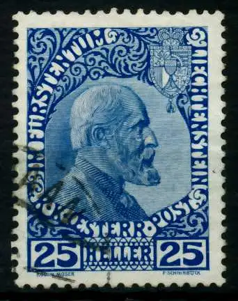 LIECHTENSTEIN 1912 Nr 3x gestempelt 6F6F66