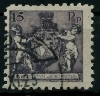 LIECHTENSTEIN 1921 Nr 52A gestempelt 6F6FD2