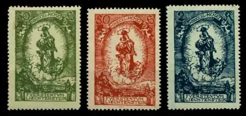 LIECHTENSTEIN 1920 Nr 40-42 postfrisch 6FBDD2