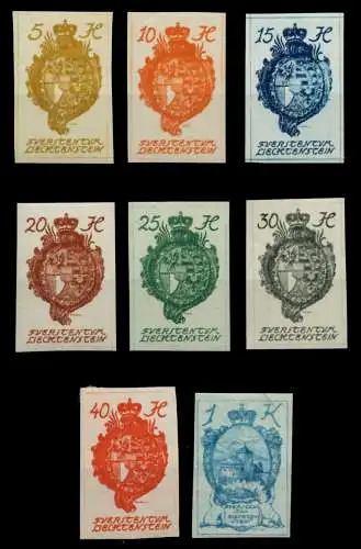 LIECHTENSTEIN 1920 Nr 17-24 postfrisch 6FBE4E