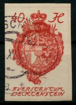 LIECHTENSTEIN 1920 Nr 23 gestempelt 6FBECE