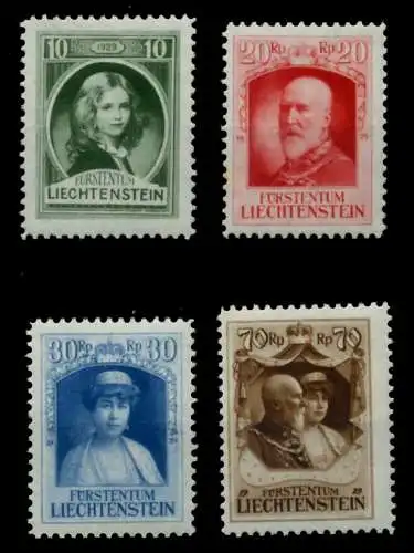 LIECHTENSTEIN 1929 Nr 90-93 postfrisch 6FE012