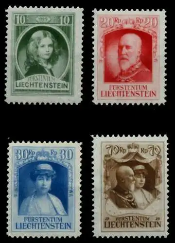 LIECHTENSTEIN 1929 Nr 90-93 postfrisch 6FE032