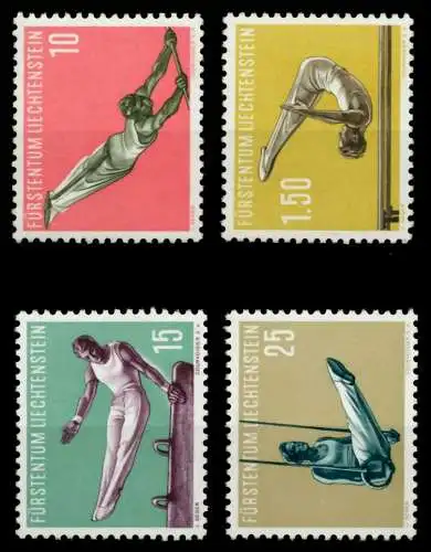 LIECHTENSTEIN 1957 Nr 353-356 postfrisch 6FE092