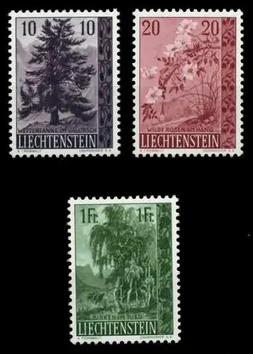 LIECHTENSTEIN 1957 Nr 357-359 postfrisch 6FE0B6