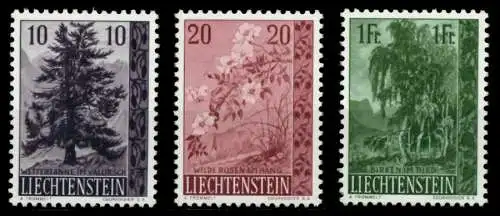 LIECHTENSTEIN 1957 Nr 357-359 postfrisch 6FE11E