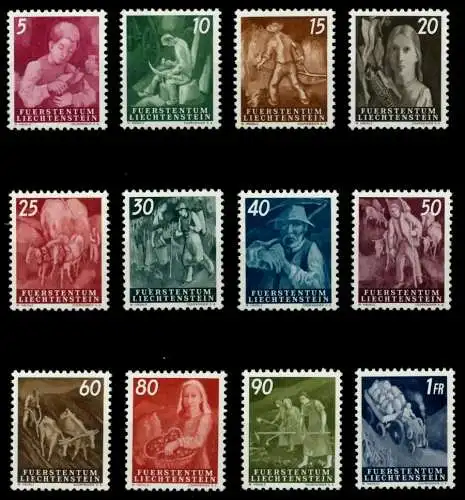 LIECHTENSTEIN 1951 Nr 289-300 postfrisch 6FE146