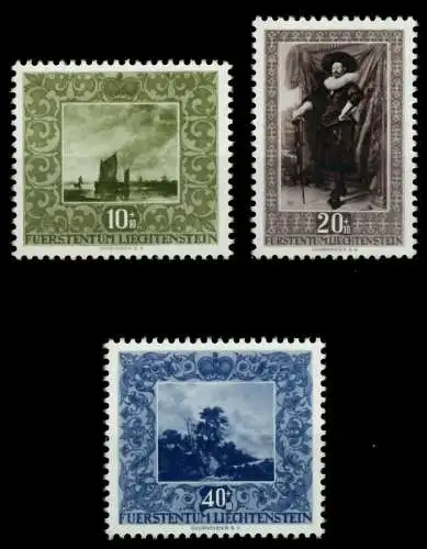 LIECHTENSTEIN 1951 Nr 301-303 postfrisch 6FE192