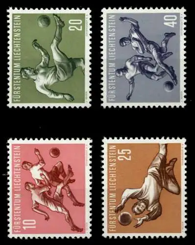LIECHTENSTEIN 1954 Nr 322-325 postfrisch 6FE206