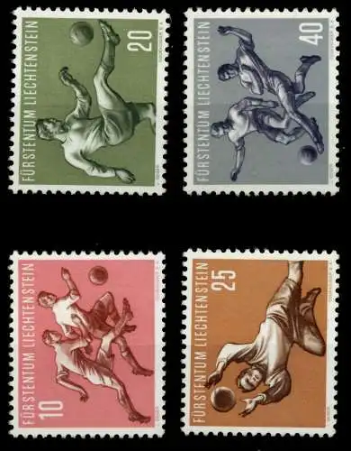 LIECHTENSTEIN 1954 Nr 322-325 postfrisch 6FE21E